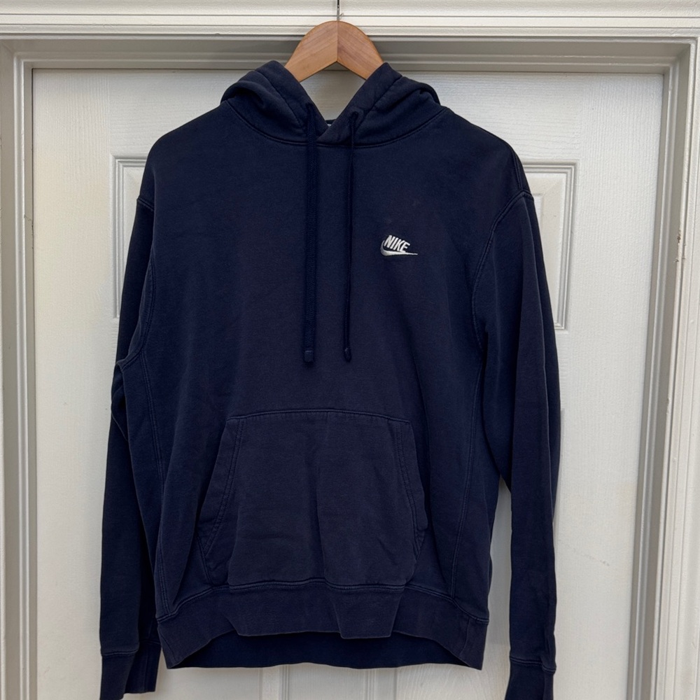 Nike Men's Dark Blue Hoodie